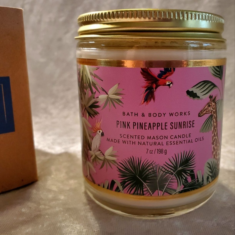 Pink Pineapple Sunrise Scented Candle